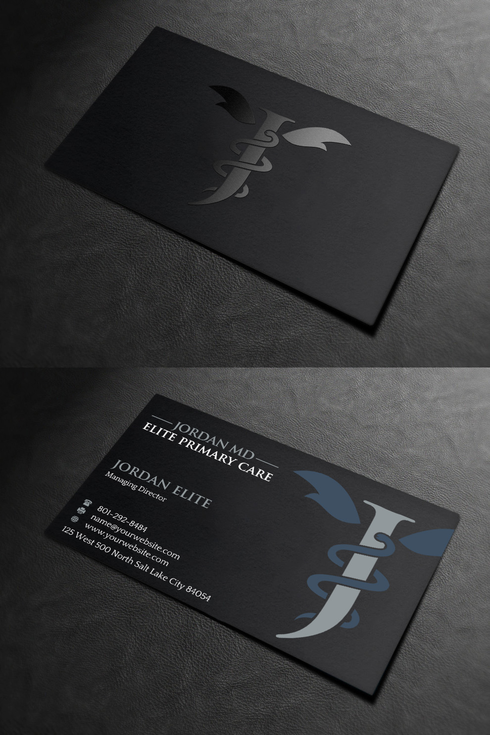 Business Card Design by INDIAN_Ashok for Jordan Elite Primary Care | Design #17398057