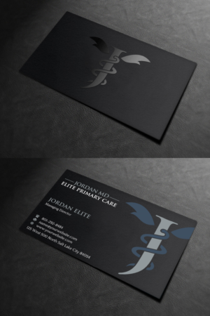 Business Card Design by INDIAN_Ashok for Jordan Elite Primary Care | Design: #17398057
