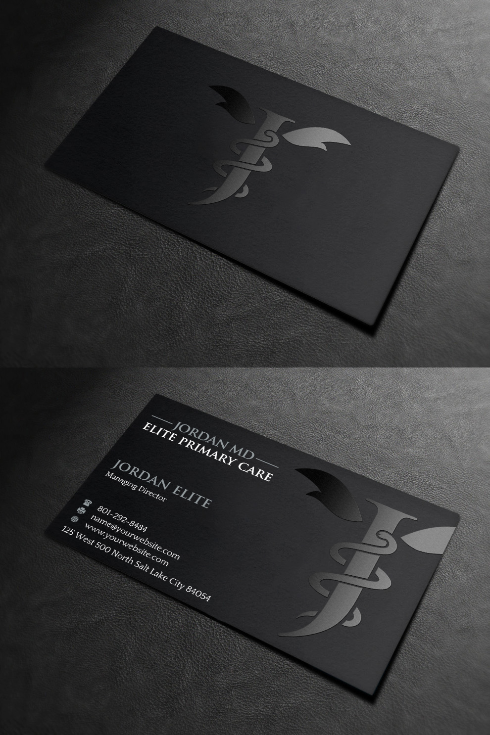 Business Card Design by INDIAN_Ashok for Jordan Elite Primary Care | Design #17398058