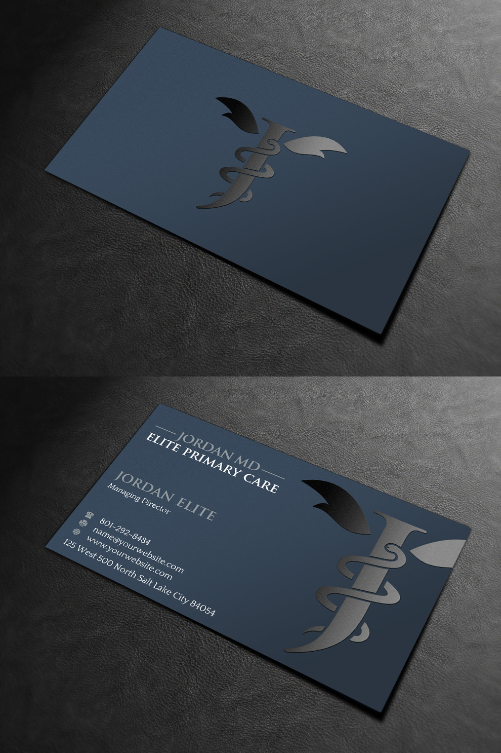 Diseño de Tarjeta de Presentación por INDIAN_Ashok para Jordan Elite Primary Care | Diseño #17419172