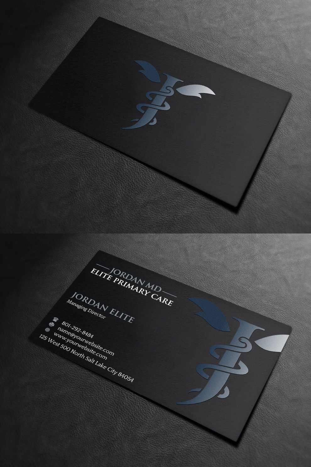 Diseño de Tarjeta de Presentación por INDIAN_Ashok para Jordan Elite Primary Care | Diseño #17419173