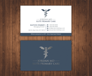 Business Card Design by Stylez Designz for Jordan Elite Primary Care | Design: #17406987