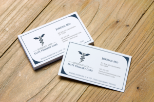 Business Card Design by JK18 for Jordan Elite Primary Care | Design #17397670