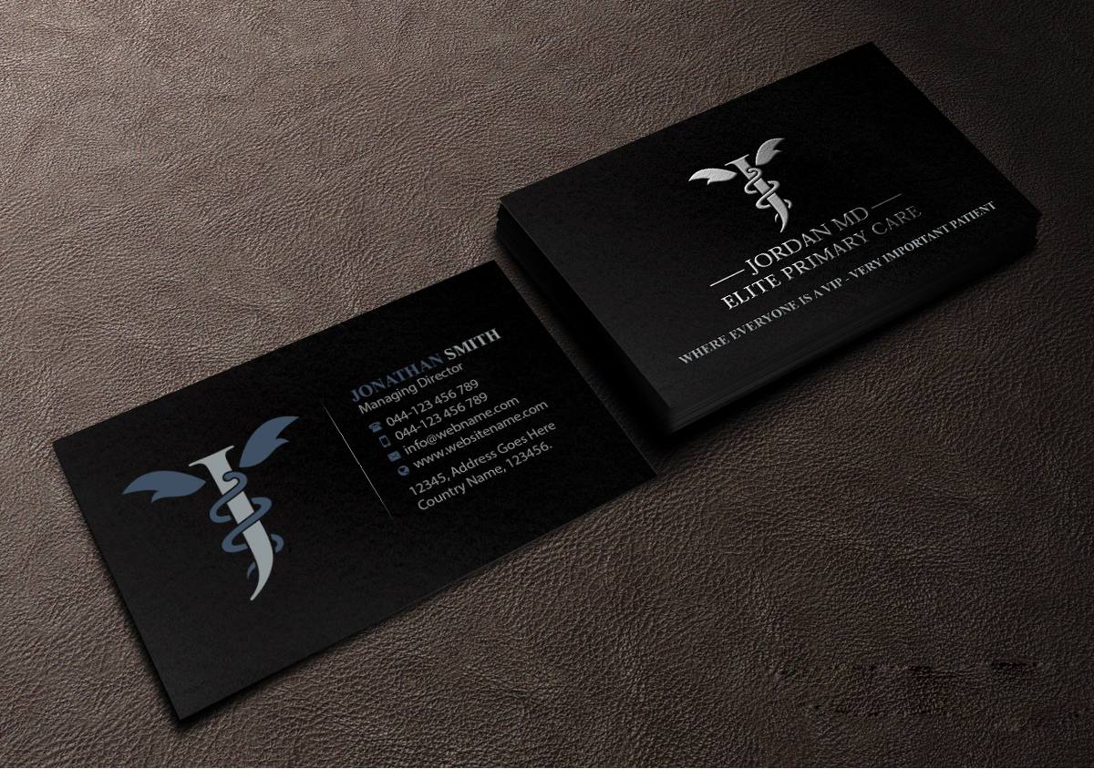 Diseño de Tarjeta de Presentación por Creations Box 2015 para Jordan Elite Primary Care | Diseño #17407432