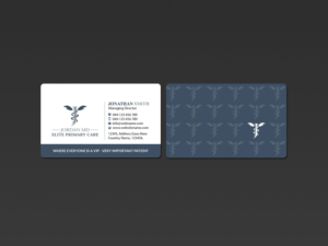 Business Card Design by Creations Box 2015 for Jordan Elite Primary Care | Design: #17407447