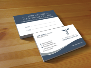 Business Card Design by Creations Box 2015 for Jordan Elite Primary Care | Design: #17407466