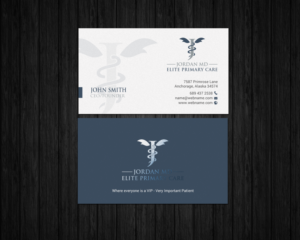Business Card Design by chandrayaan.creative for Jordan Elite Primary Care | Design: #17412854