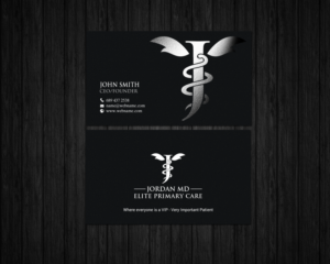 Business Card Design by chandrayaan.creative for Jordan Elite Primary Care | Design: #17412900