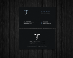 Business Card Design by chandrayaan.creative for Jordan Elite Primary Care | Design: #17412951