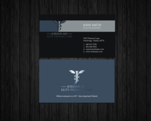 Business Card Design by chandrayaan.creative for Jordan Elite Primary Care | Design: #17412953