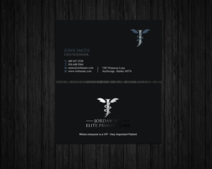 Business Card Design by chandrayaan.creative for Jordan Elite Primary Care | Design: #17412980