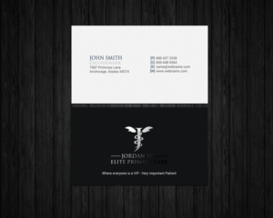 Business Card Design by chandrayaan.creative for Jordan Elite Primary Care | Design: #17412981