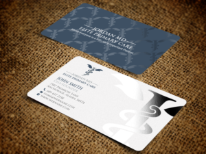 Business Card Design by chandrayaan.creative for Jordan Elite Primary Care | Design: #17414045