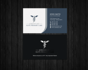 Business Card Design by chandrayaan.creative for Jordan Elite Primary Care | Design: #17419029