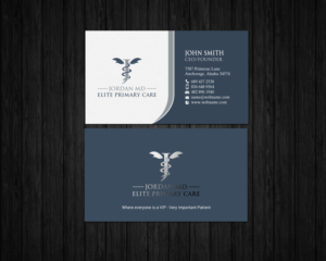 Business Card Design by chandrayaan.creative for Jordan Elite Primary Care | Design: #17419030