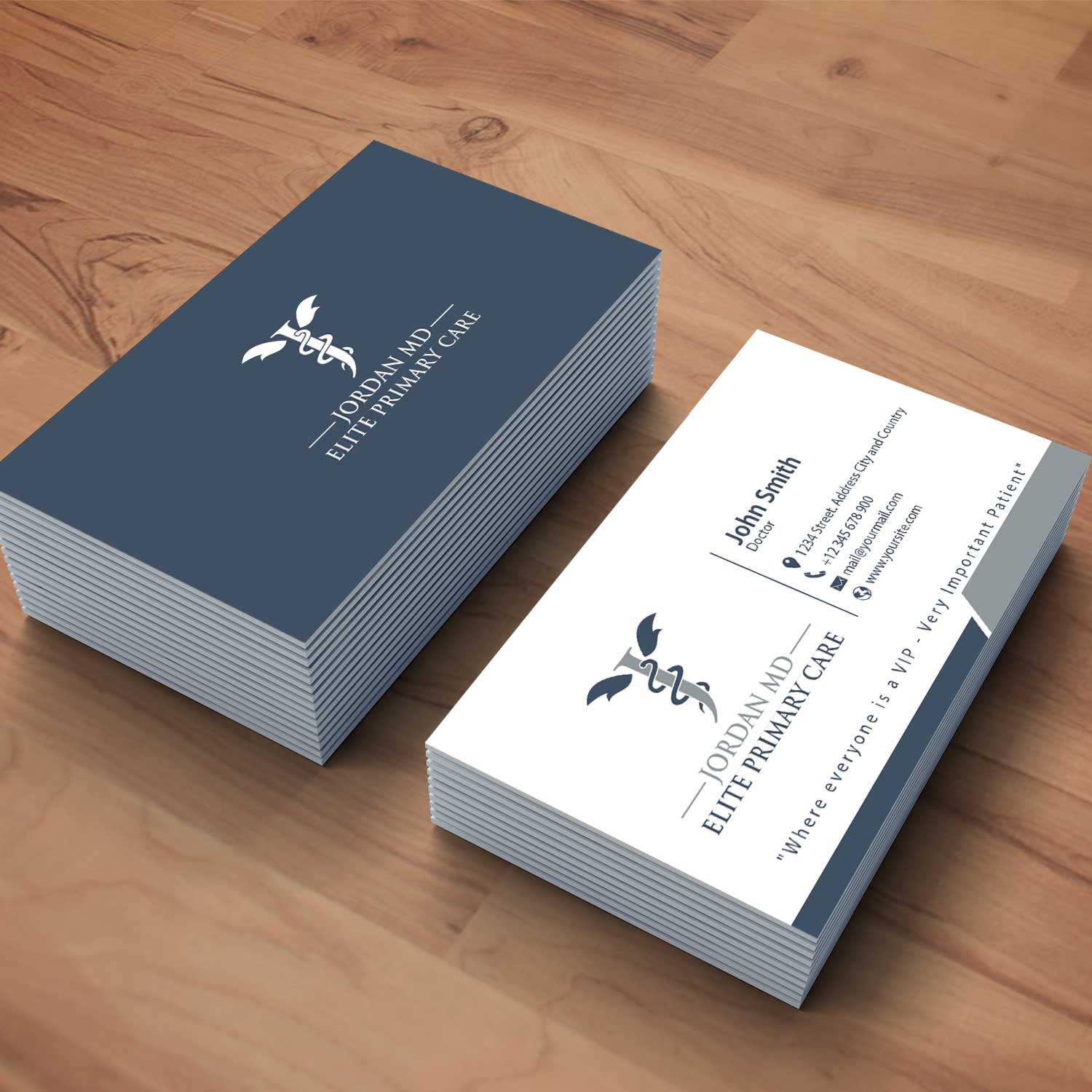 Business Card Design by oomardesigns for Jordan Elite Primary Care | Design #17405412