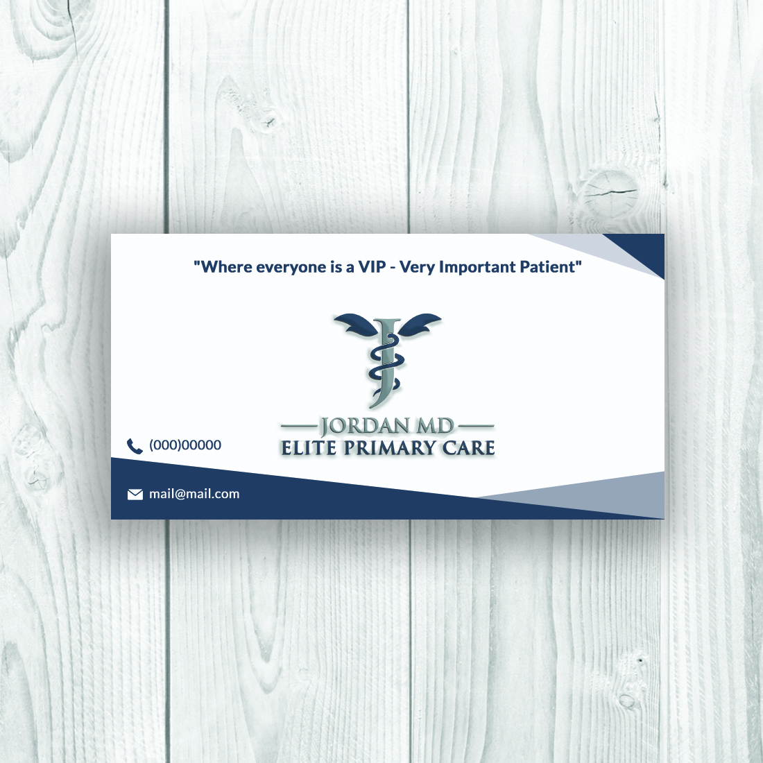 Visitenkarten-Design von StutiJ für Jordan Elite Primary Care | Design #17398780