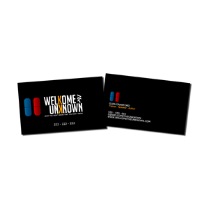 Welkome the Unknown Logo/Business Card | Design de Carte de Visite par Diogo Landô