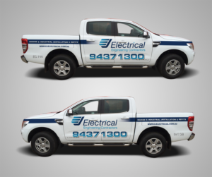 2012 Ford Ranger car wrap design - Logo and info supplied | Diseño de Rotulación de Vehículo por Priyo Subarkah