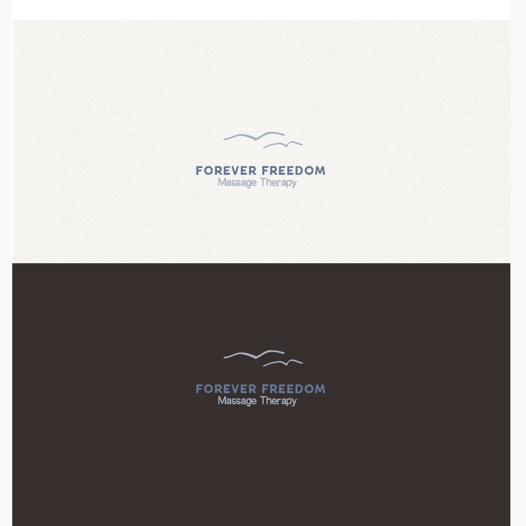 Logo Design by ne_padamo for Forever Freedom Massage Therapy | Design #17524276