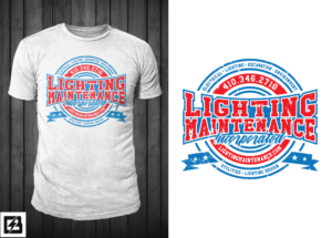 Lighting Maintenance Tee Shirt  | T-Shirt-Design von Barney Stinson