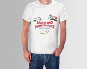 Diseño de Camiseta por Vinicius_Paiva para Lighting Maintenance Inc | Diseño #17436337