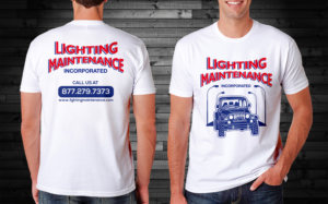 Diseño de Camiseta por AH Rahul para Lighting Maintenance Inc | Diseño #17563588
