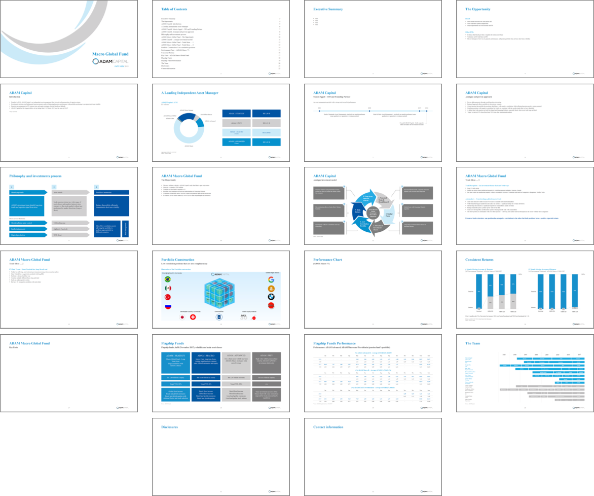 PowerPoint Design by sachiesilva for ADAM CAPITAL | Design #17476556