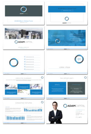PowerPoint Design by StonyDog Design for ADAM CAPITAL | Design: #17458133