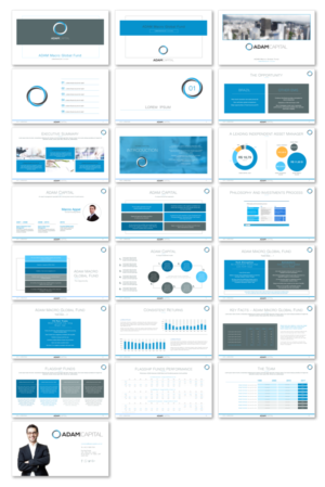 PowerPoint Design by StonyDog Design for ADAM CAPITAL | Design: #17471225