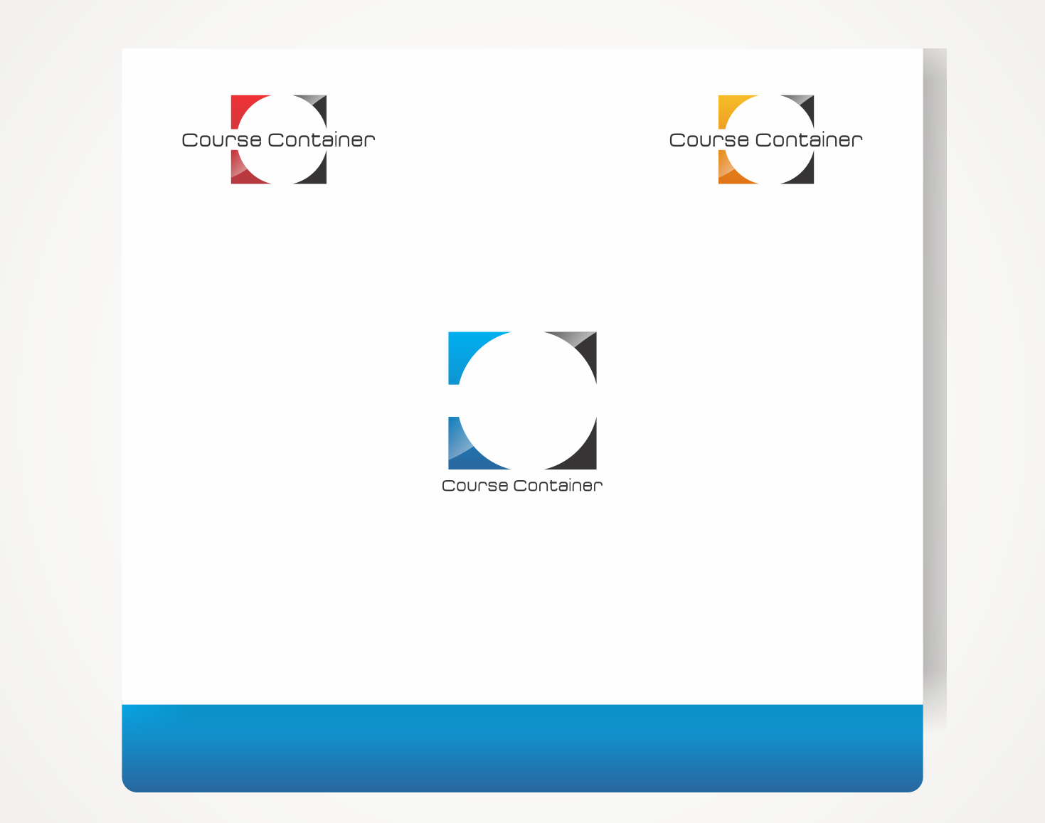 Logo Design by Savana for Course Container | Design #17423262