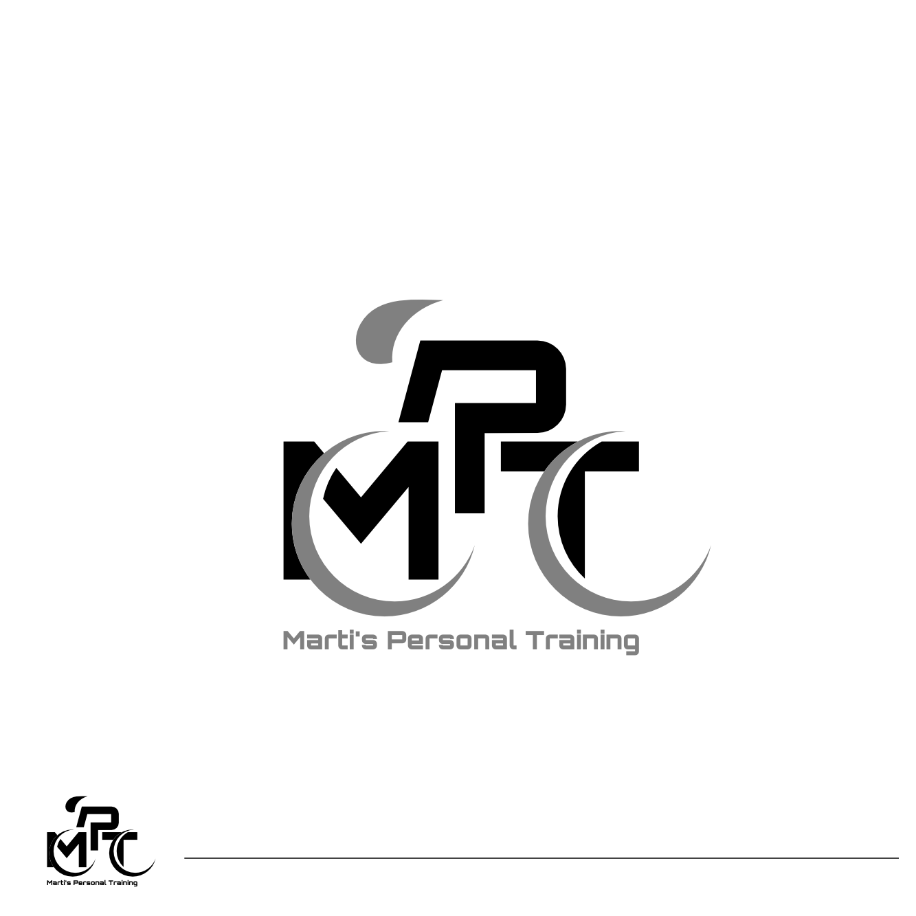 Logo Design by YOS for Marti's Personal Training MPT | Design: #17488446
