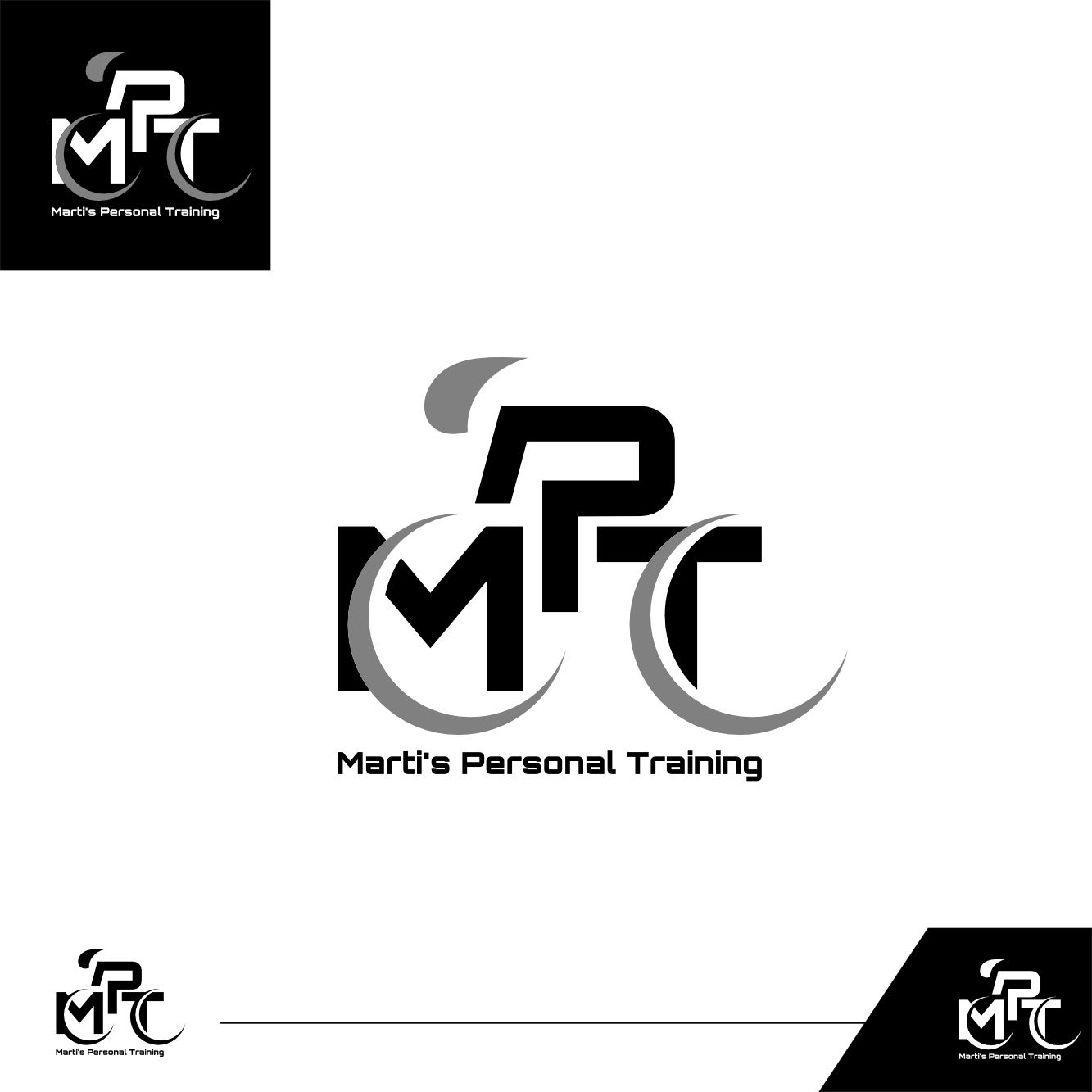Design de Logo par YOS pour Marti's Personal Training MPT | Design #17558527