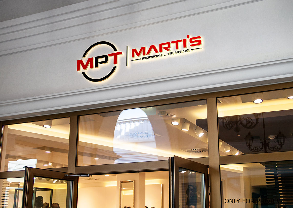 Logo Design by Liyana for Marti's Personal Training MPT | Design #17490176