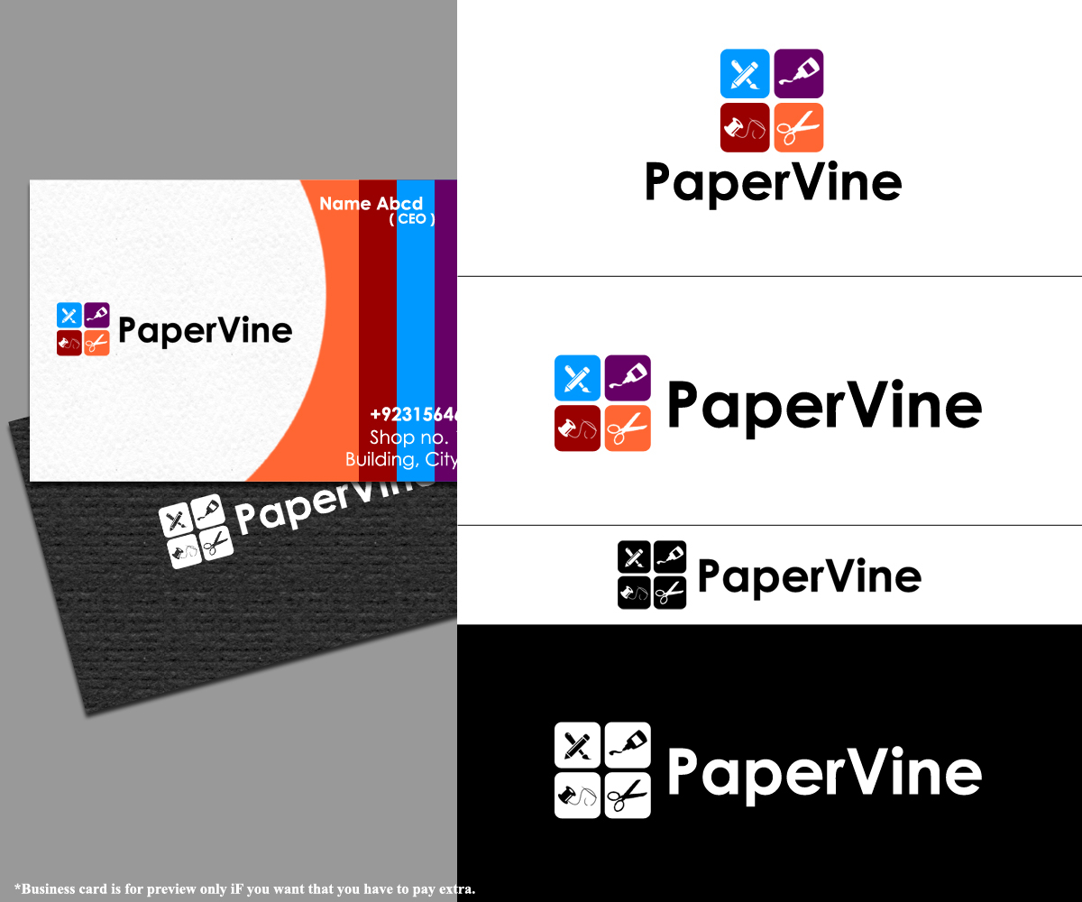 Logo Design by Moustache-Graphics for PaperVine | Design #2754503