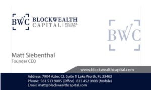 Design de Logo par Deziners Zone pour BlockWealth Capital | Design : #17500122