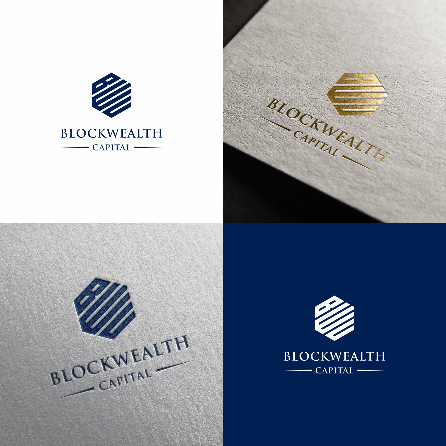 Logo Design by Optimistic_Studio for BlockWealth Capital | Design #17406959