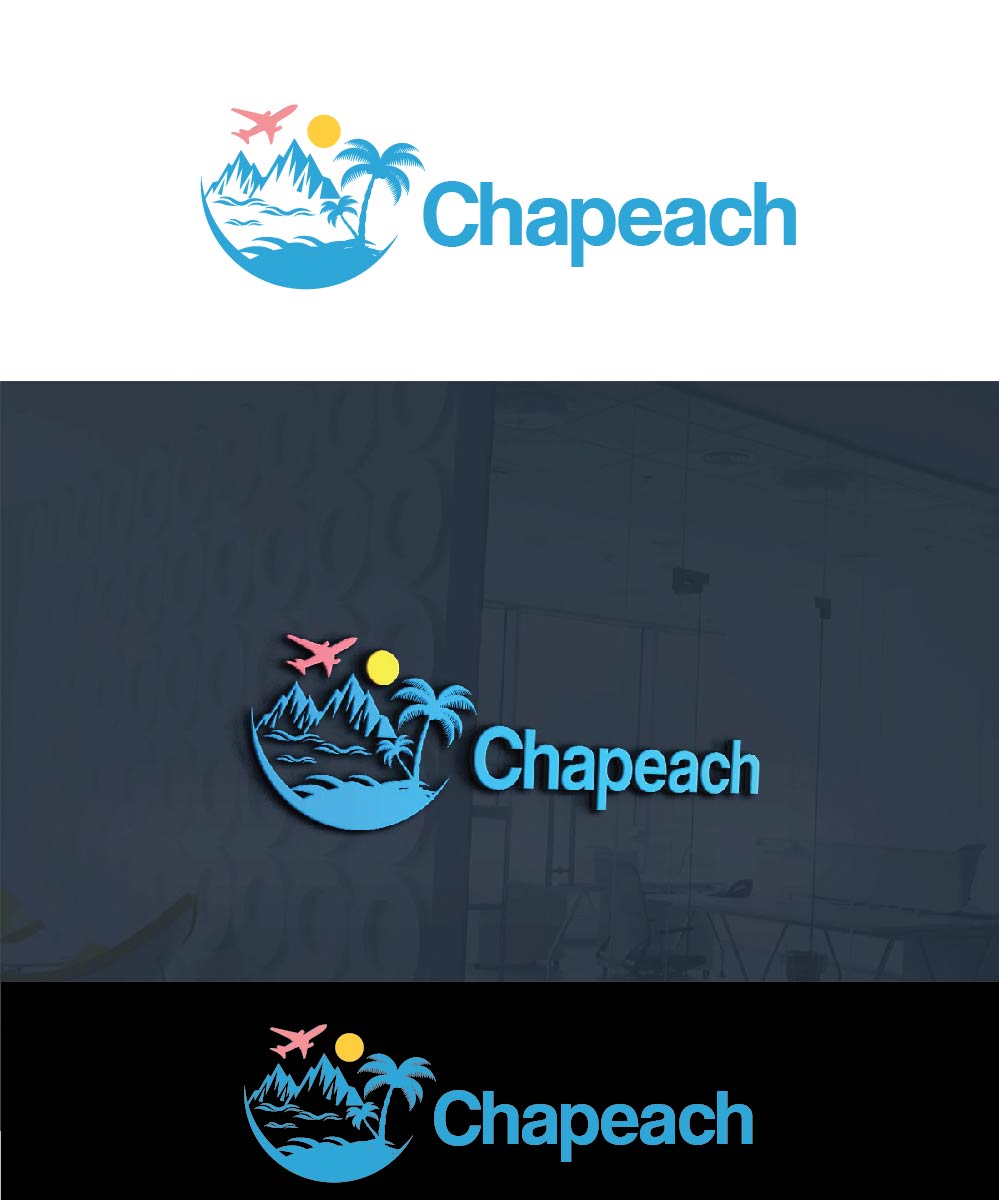 Logo Design by joliau for Chapeach Travel | Design #17429816