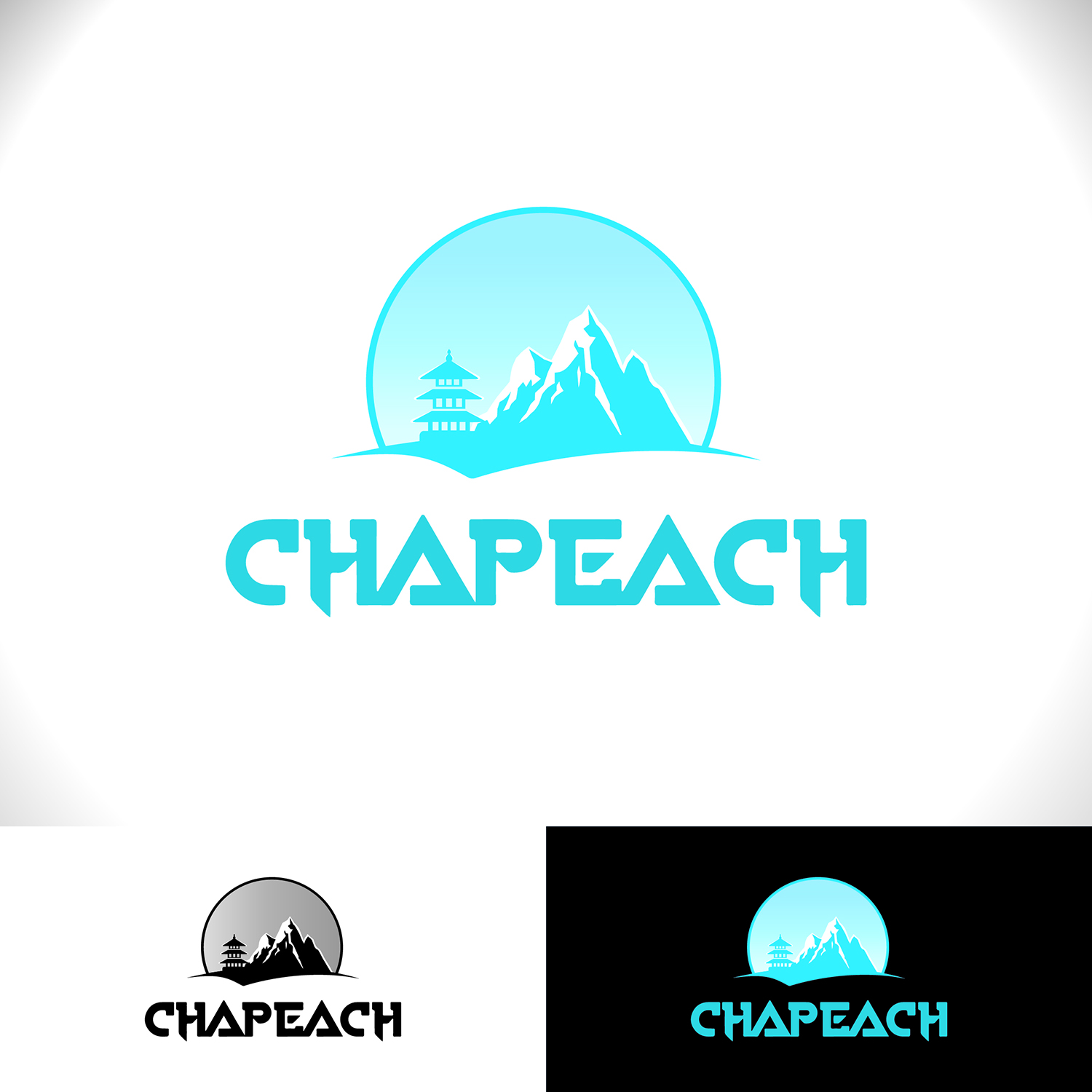 Logo Design by MTu for Chapeach Travel | Design #17430108