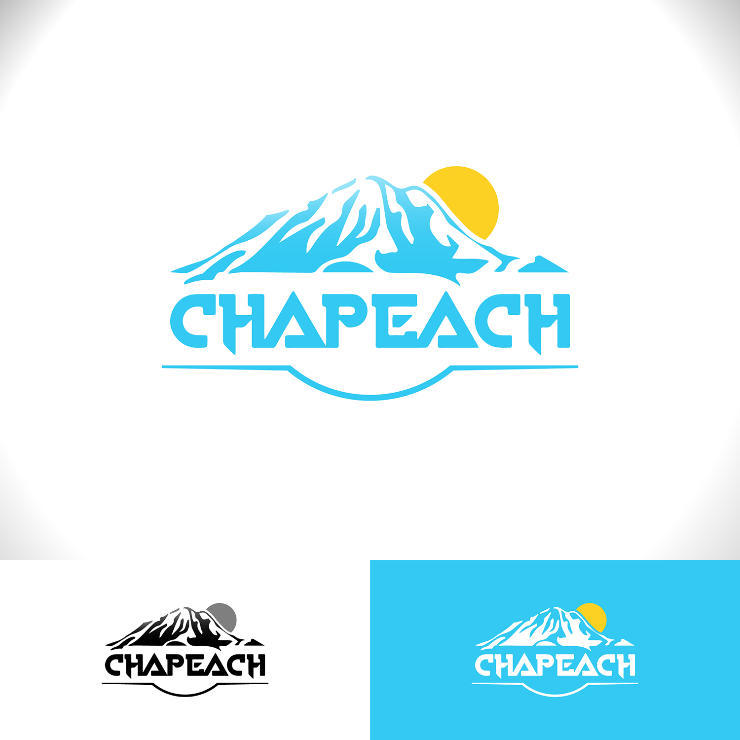 Logo Design by MTu for Chapeach Travel | Design #17436381