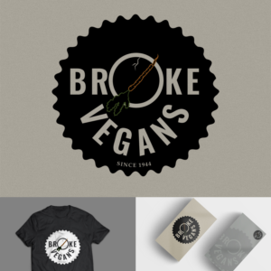 Logo Design by Kimosis Designs for Broke Vegans | Design #17452561