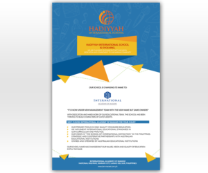 Flyer to promote change of name for a school | Diseño de Flyer por Luniere Designs