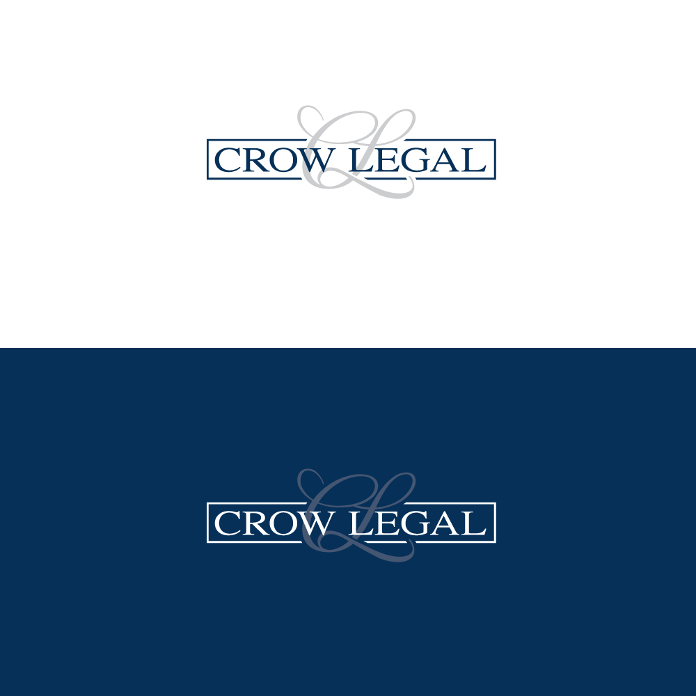 Logo Design by Sujit Banerjee for Crow Legal LLC | Design #17412563