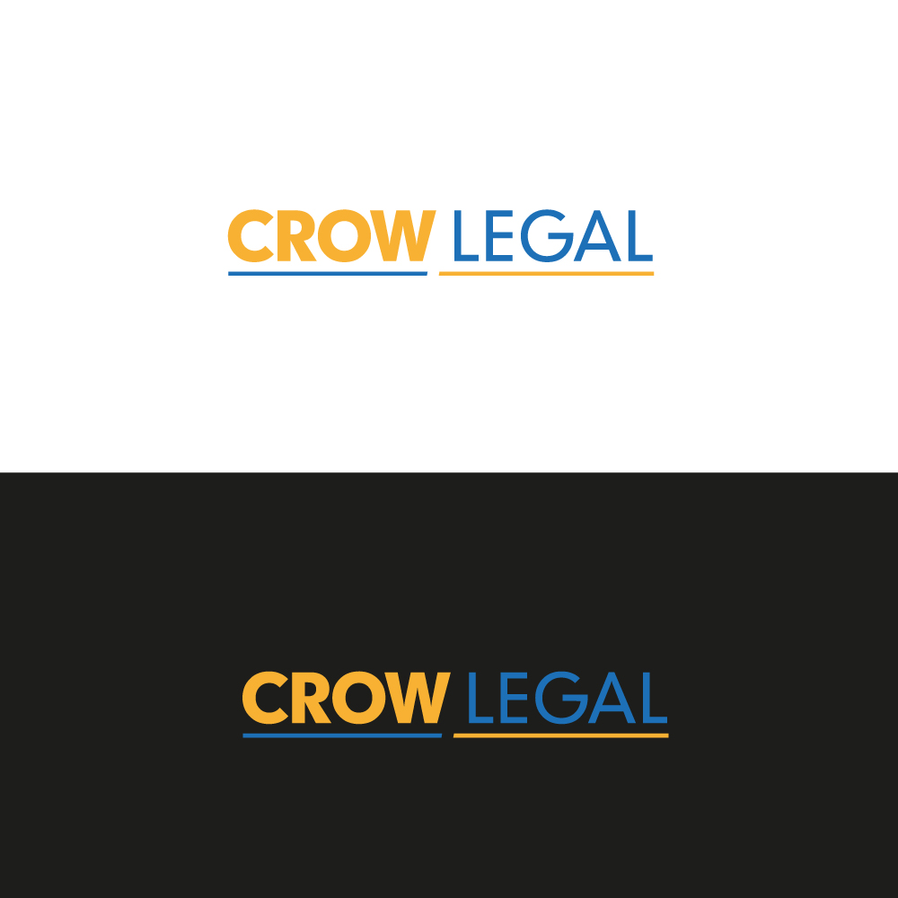Logo Design by Sujit Banerjee for Crow Legal LLC | Design #17419864