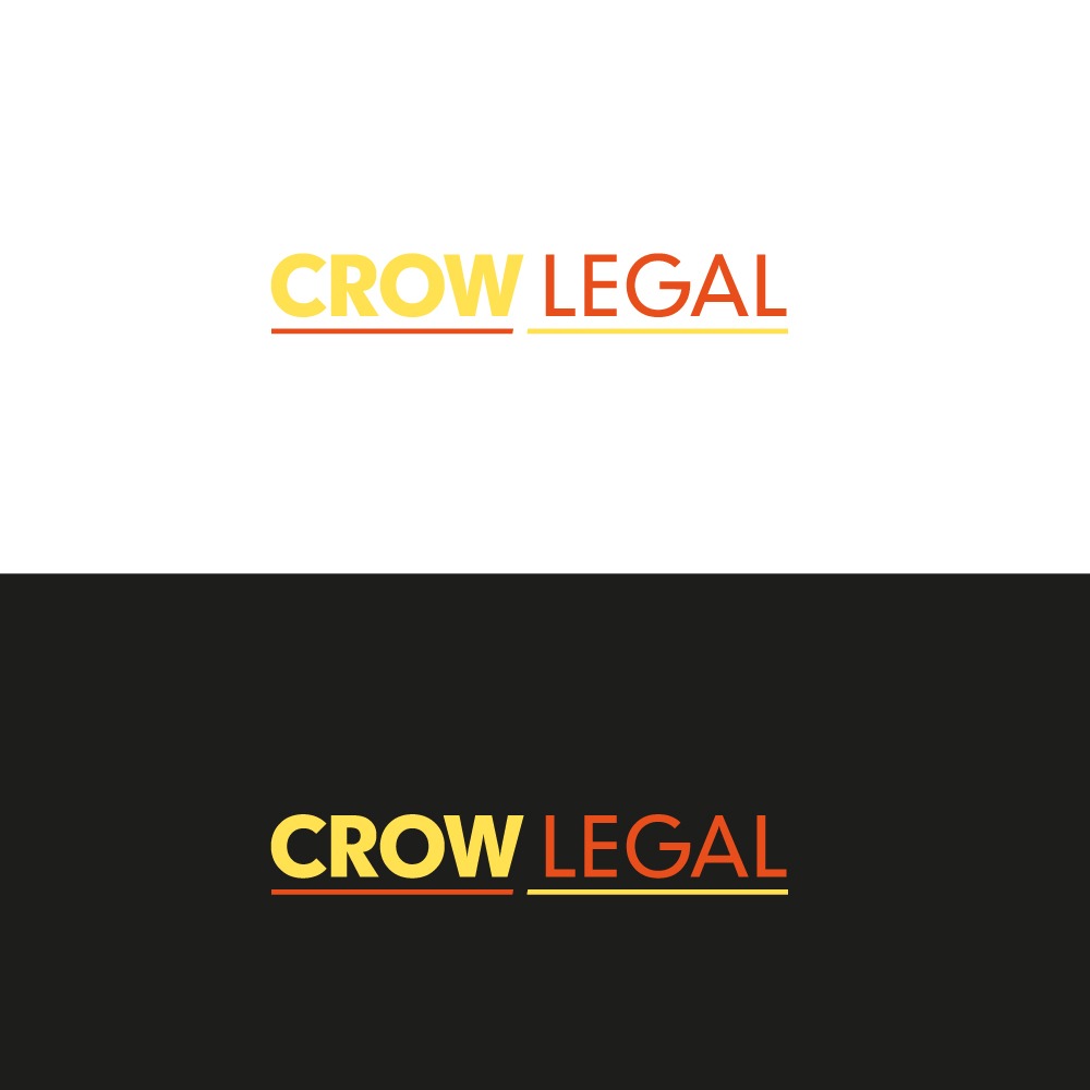 Logo Design by Sujit Banerjee for Crow Legal LLC | Design #17419865
