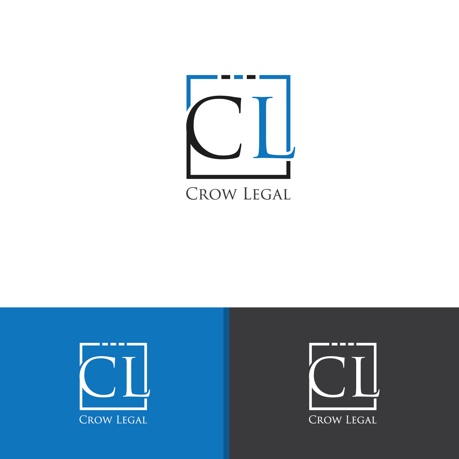 Logo Design by Deziners Zone for Crow Legal LLC | Design #17420562