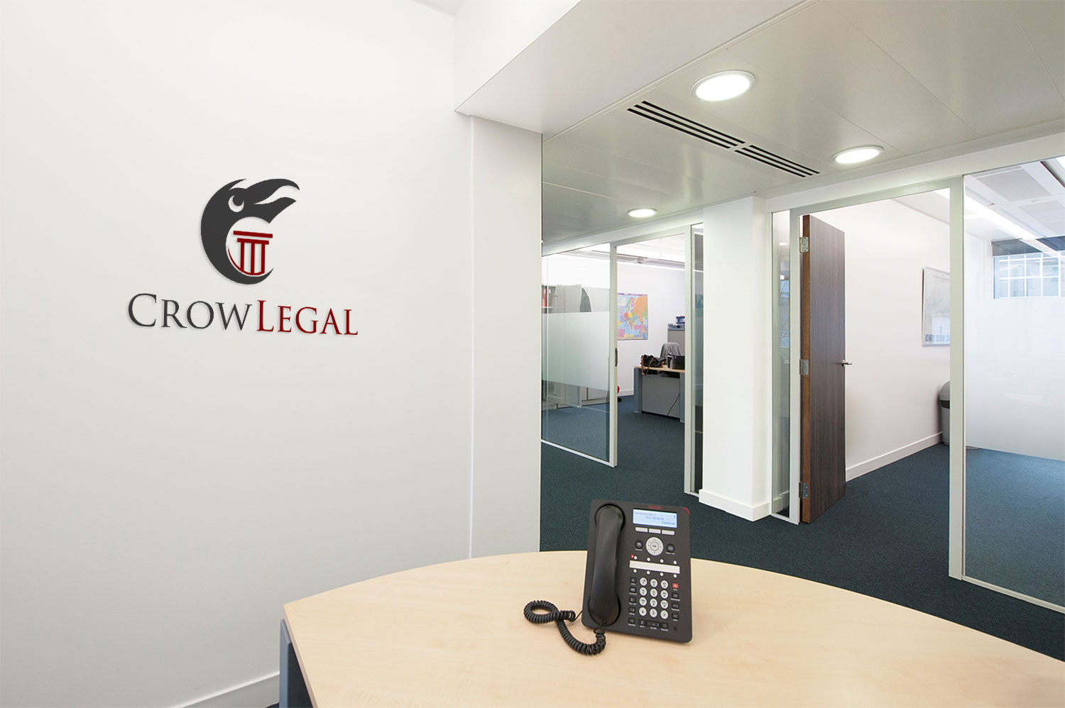Logo Design by Deziners Zone for Crow Legal LLC | Design #17424422