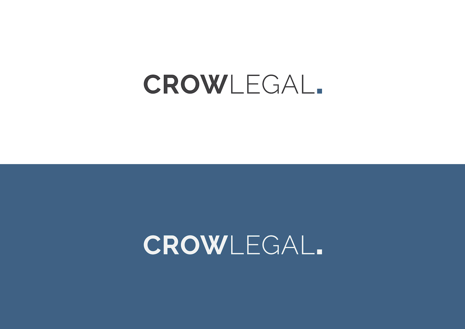 Diseño de Logo por Matt Bradshaw para Crow Legal LLC | Diseño #17416180