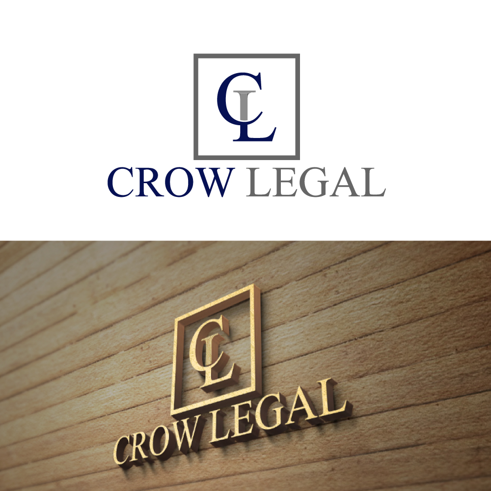 Logo Design by johnnyblackman for Crow Legal LLC | Design #17462479