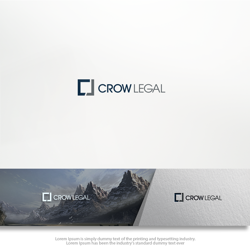 Logo-Design von groomfox für Crow Legal LLC | Design #17504002